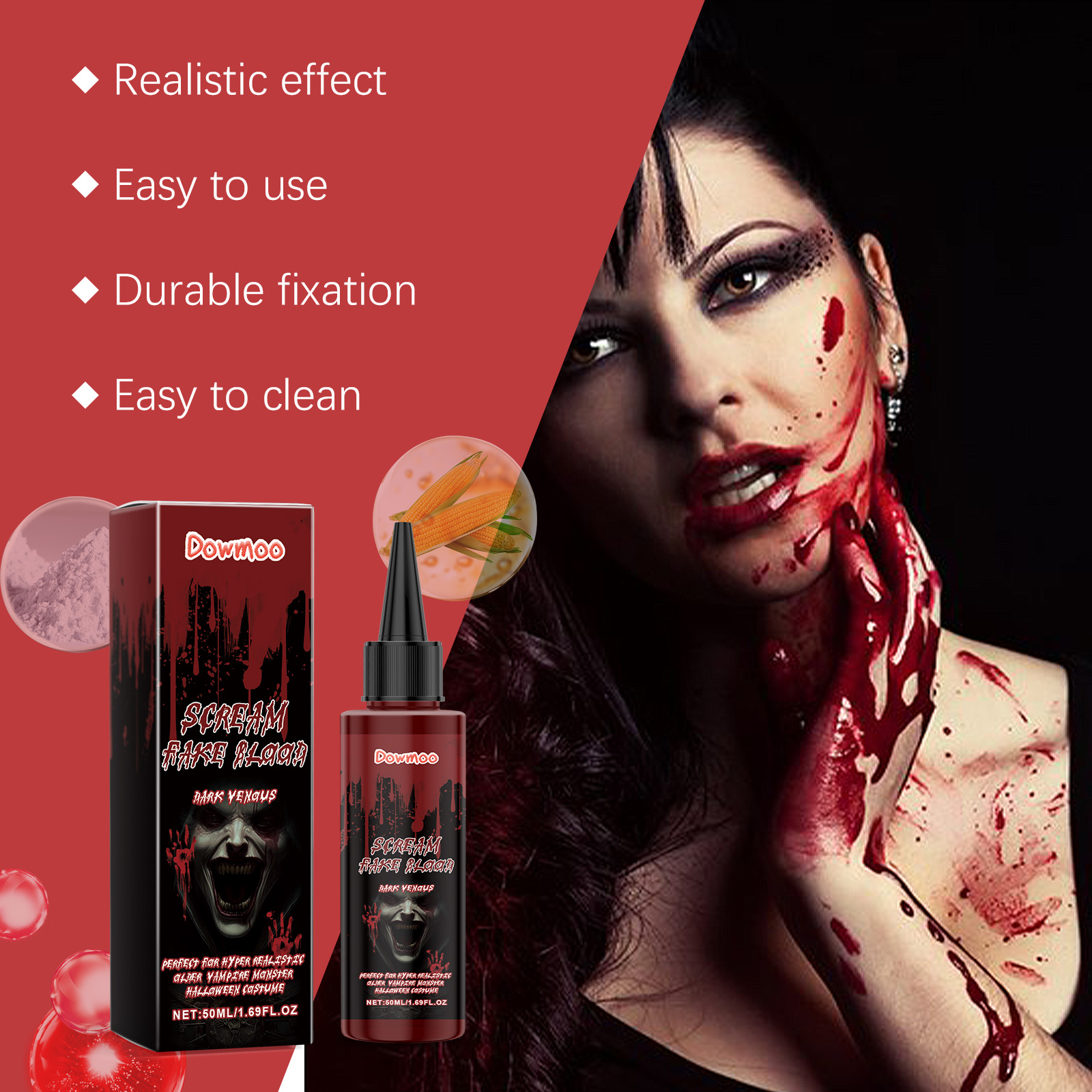 Sztuczna krew na Halloween, 50 – Easy Cosplay Prop recenzja i cena